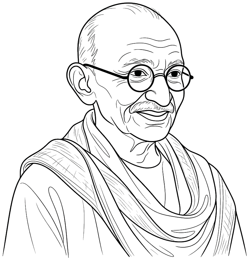 Mahatma Gandhi outline